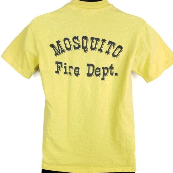 Vintage Other - Mosquito Volunteer Fire Department T Shirt Vintage 80s Made In USA Mens Size Med